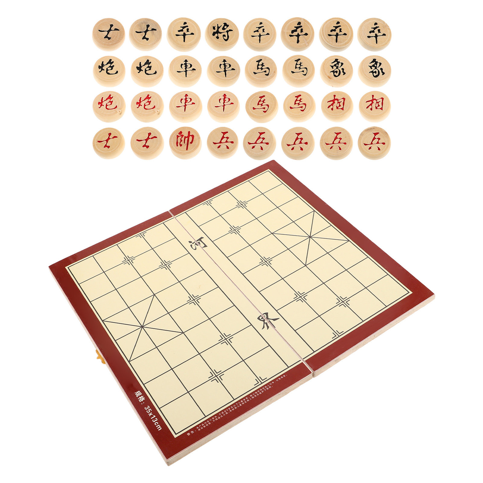 Chess Set Wooden - Набор китайских шахмат из массива дерева,
