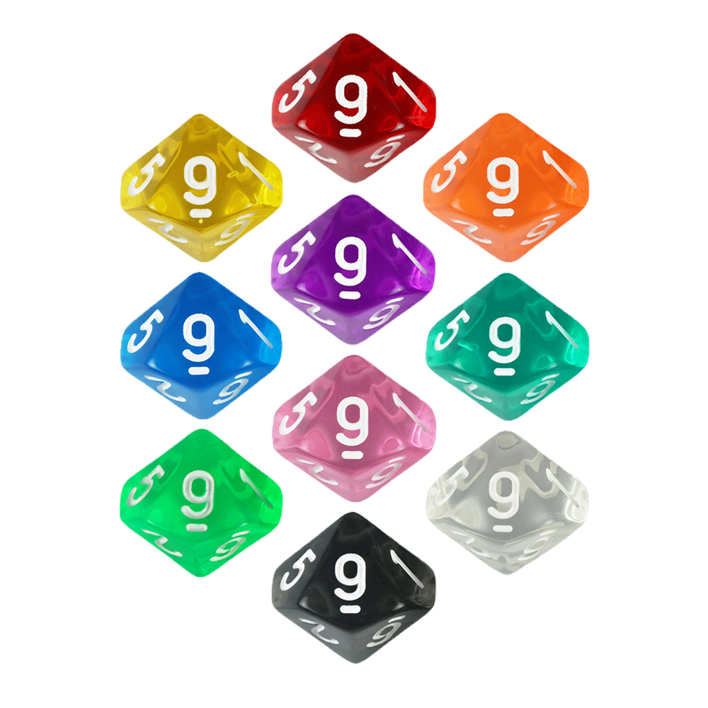 Board Game Digital - Настольная игра D10 Dice 10 шт.