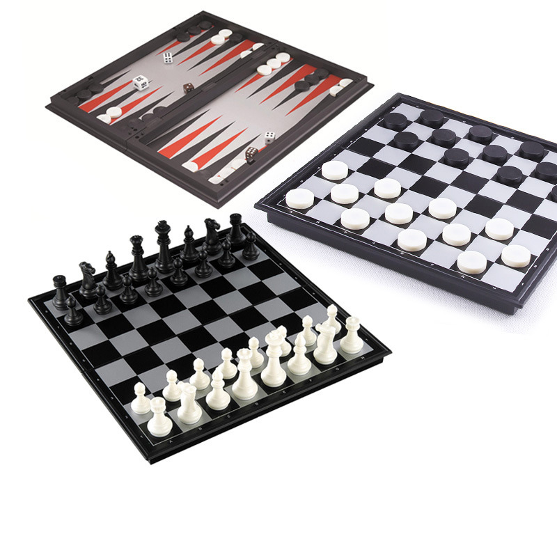Board Game Yearbook - Складные магнитные шахматные шашки, игровая доска