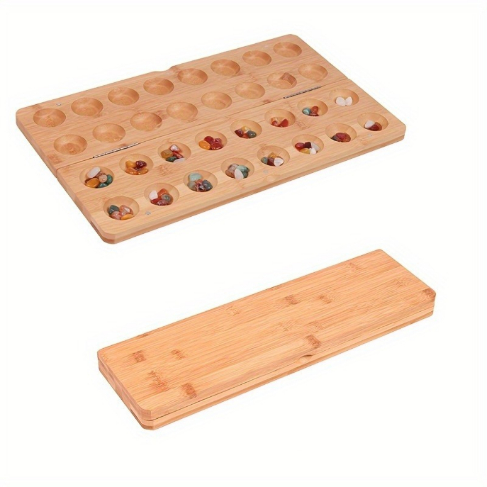 Chess Set Wooden - Портативный складной деревянный набор для игры