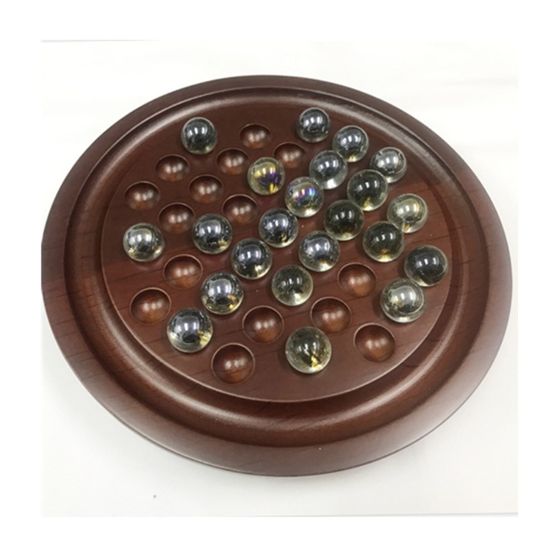 Chess Set Wooden - Деревянный набор шахмат-пасьянс — настольная игра-головоломка