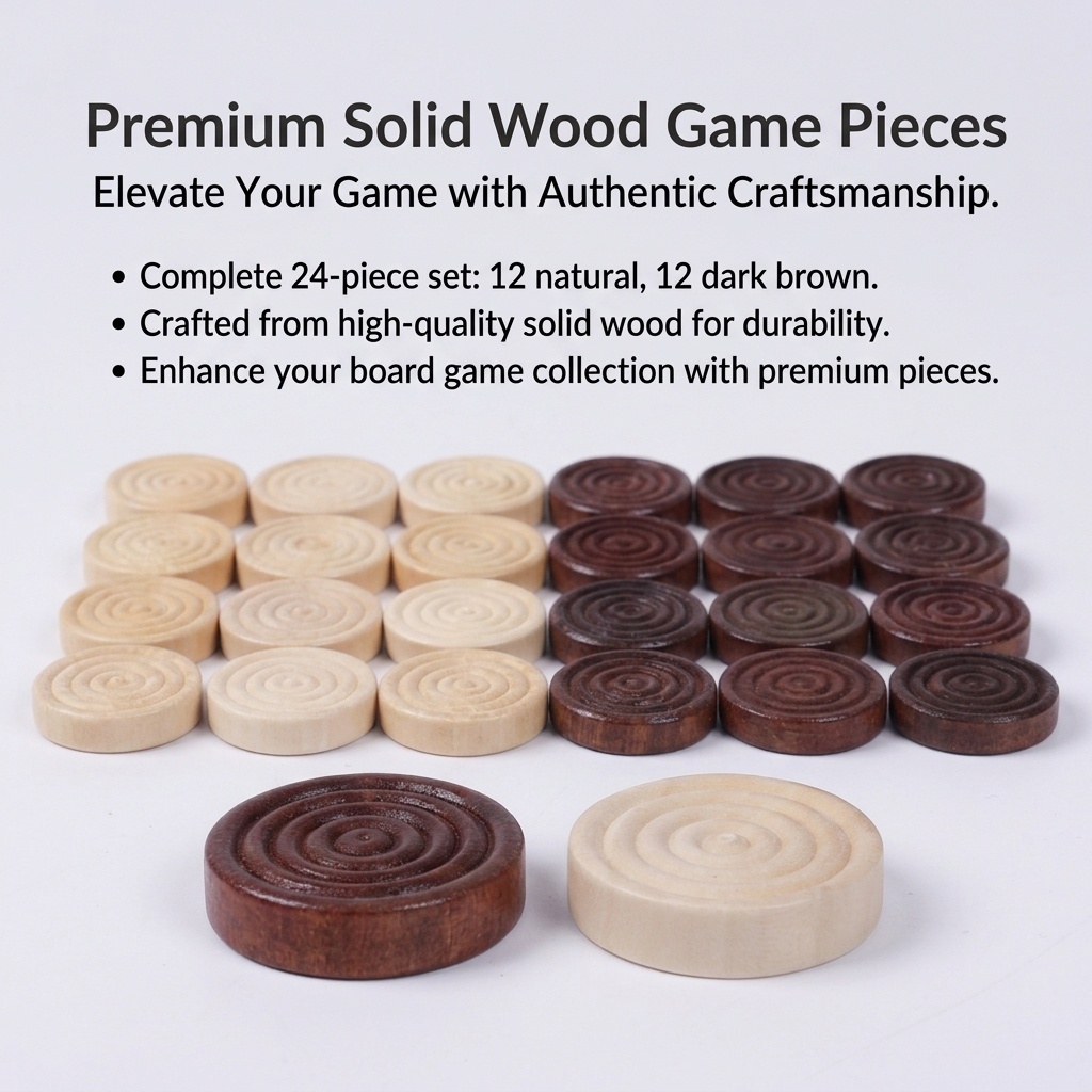 Набор из 24 деревянных круглых – обзор и цена Chess Set Wooden