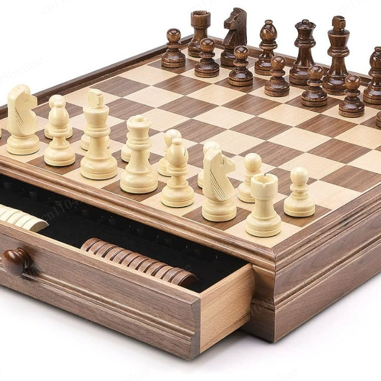 Набор для шахмат и шашек из ма – обзор и цена Chess Set Wooden