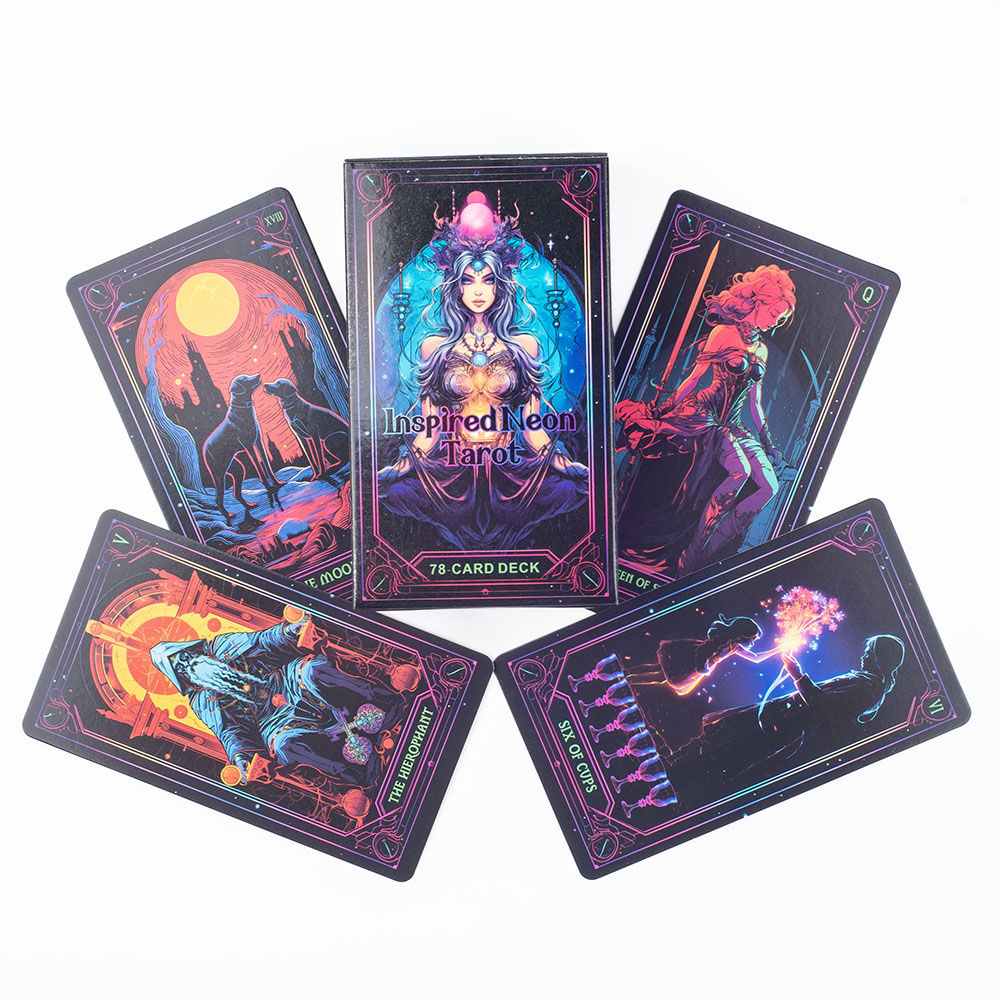 Колода карт Таро Inspired Neon – обзор и цена Board Game Quantum