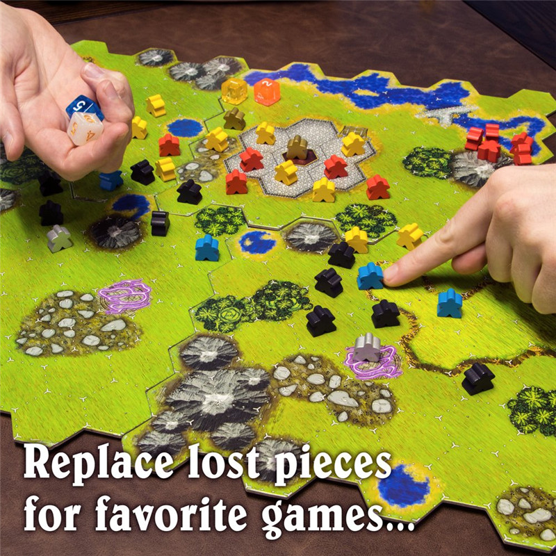 14 шт., деревянные шахматные ф – обзор и цена Board Game Catan